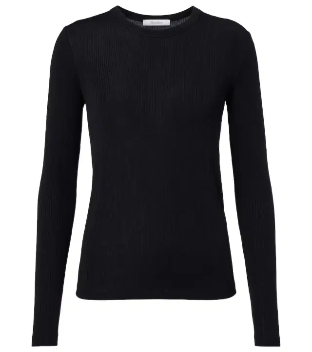Ribbed-knit T-shirt