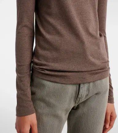 Max Mara Ribbed-knit T-shirt | Thumbnail 3 Max Mara Ribbed-knit T-shirt | Thumbnail 3