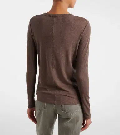 Max Mara Ribbed-knit T-shirt | Thumbnail 4 Max Mara Ribbed-knit T-shirt | Thumbnail 4