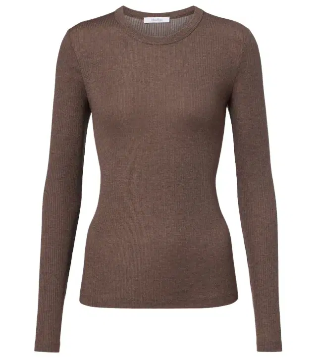 Max Mara Ribbed-knit T-shirt