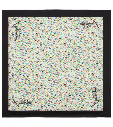 Valentino Printed silk twill scarf | Thumbnail 1