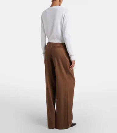 Oscar de la Renta Wool wide-leg pants | Thumbnail 2 Oscar de la Renta Wool wide-leg pants | Thumbnail 2