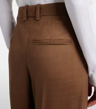 Oscar de la Renta Wool wide-leg pants | Thumbnail 4 Oscar de la Renta Wool wide-leg pants | Thumbnail 4