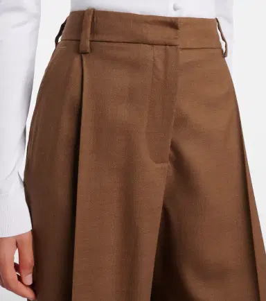 Oscar de la Renta Wool wide-leg pants | Thumbnail 5 Oscar de la Renta Wool wide-leg pants | Thumbnail 5
