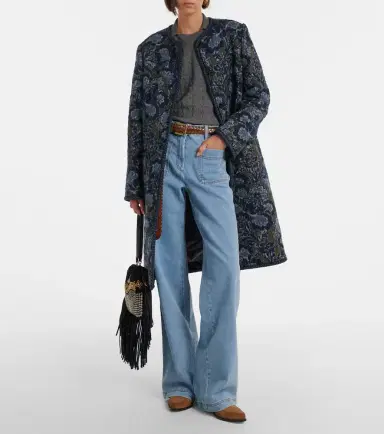 Etro Cable-knit wool polo sweater | Thumbnail 4