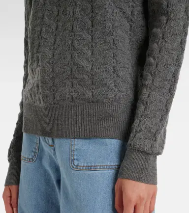 Etro Cable-knit wool polo sweater | Thumbnail 5