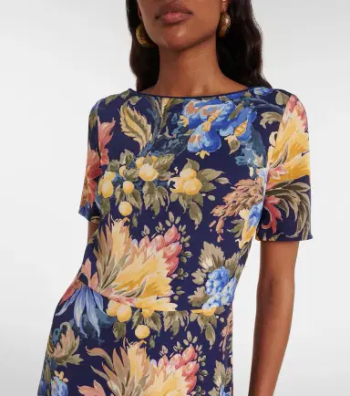 Etro Floral midi dress | Thumbnail 2 Etro Floral midi dress | Thumbnail 2