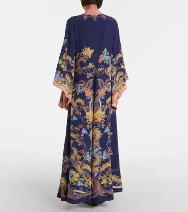 Etro Paisley tie-neck silk maxi dress | Thumbnail 3