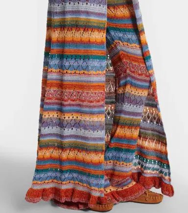 Etro Crochet striped cotton cardigan | Thumbnail 4