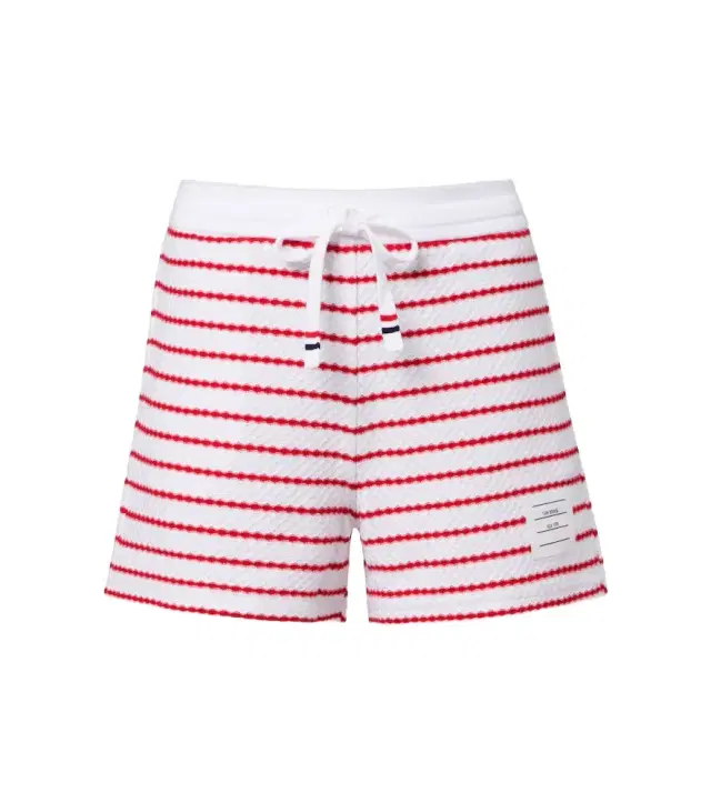 Striped cotton shorts