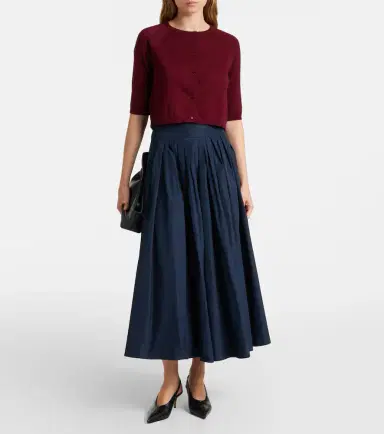 'S Max Mara Cropped cotton, silk, and cashmere cardigan | Thumbnail 3 'S Max Mara Cropped cotton, silk, and cashmere cardigan | Thumbnail 3