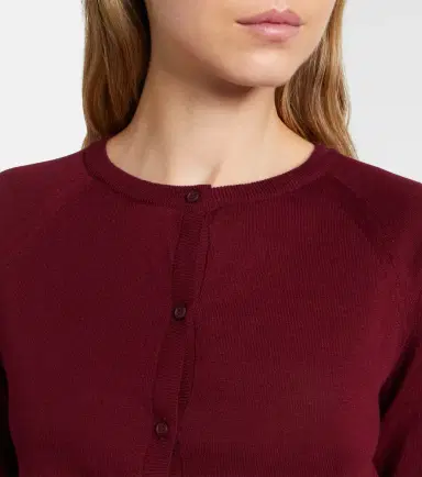 'S Max Mara Cropped cotton, silk, and cashmere cardigan | Thumbnail 4 'S Max Mara Cropped cotton, silk, and cashmere cardigan | Thumbnail 4