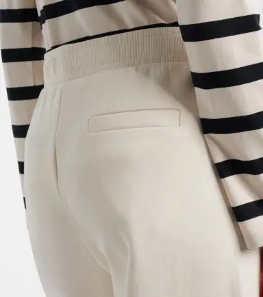 'S Max Mara 'S Max Mara Cotton-blend jersey wide-leg sweatpants | Thumbnail 5