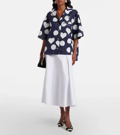 Jacquemus Marin polka-dot cotton poplin shirt | Thumbnail 2