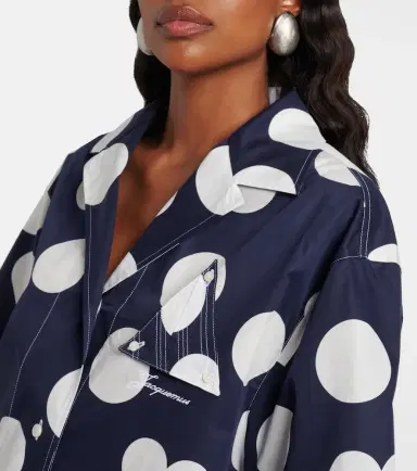 Jacquemus Marin polka-dot cotton poplin shirt | Thumbnail 3