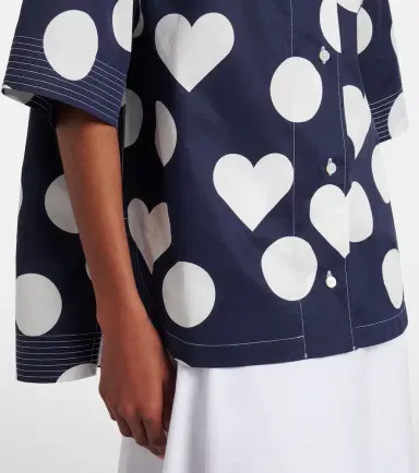 Jacquemus Marin polka-dot cotton poplin shirt | Thumbnail 4