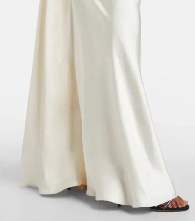 Self-Portrait Satin maxi dress | Thumbnail 2 Self-Portrait Satin maxi dress | Thumbnail 2