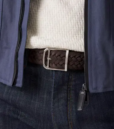 Brioni Braided suede belt | Thumbnail 3