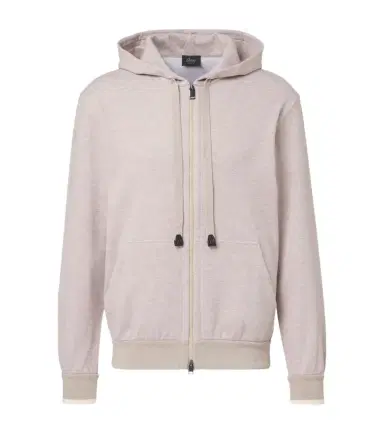 Brioni Cotton-blend zip-up hoodie | Thumbnail 1 Brioni Cotton-blend zip-up hoodie | Thumbnail 1