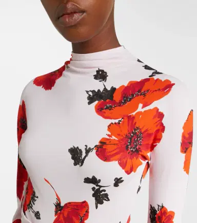 Alaïa Alaïa Floral jersey bodysuit | Thumbnail 2