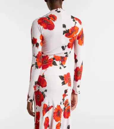 Alaïa Alaïa Floral jersey bodysuit | Thumbnail 3