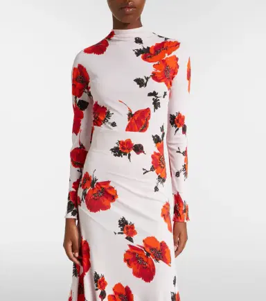 Alaïa Alaïa Floral jersey bodysuit | Thumbnail 4