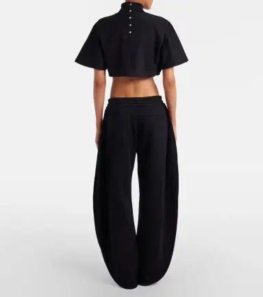 Alaïa Alaïa Cotton fleece sweatpants | Thumbnail 4