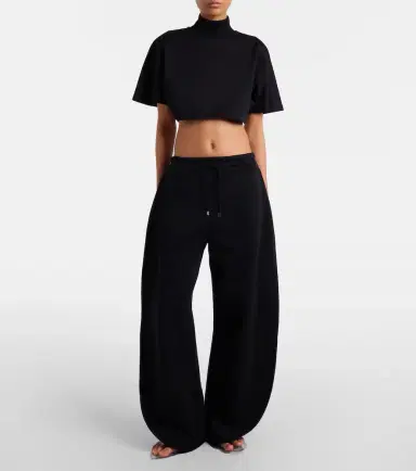 Alaïa Alaïa Cotton fleece sweatpants | Thumbnail 5
