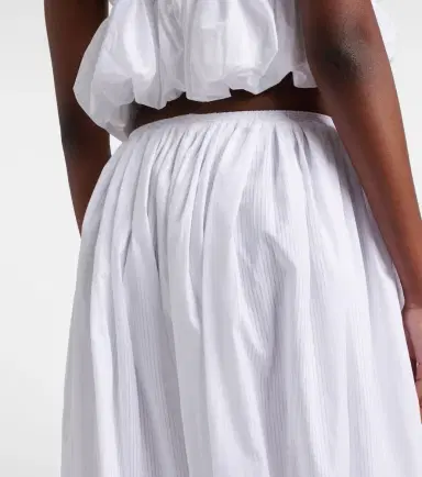 Alaïa Alaïa Striped cotton poplin balloon pants | Thumbnail 2