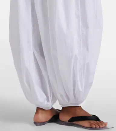 Alaïa Alaïa Striped cotton poplin balloon pants | Thumbnail 6