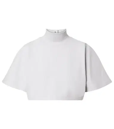 Alaia Alaïa Cropped cotton jersey T-shirt | Thumbnail 1