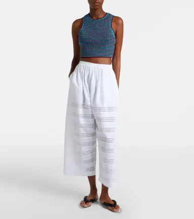 Alaia Alaïa Crochet cotton crop top | Thumbnail 5
