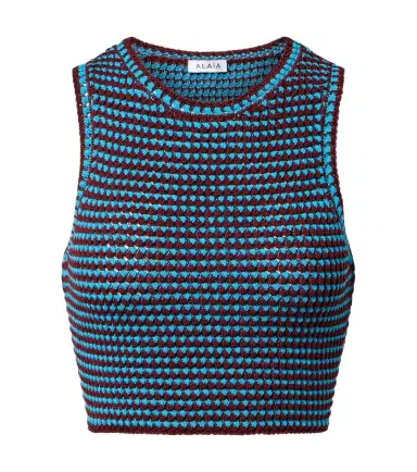 Alaia Alaïa Crochet cotton crop top | Thumbnail 1