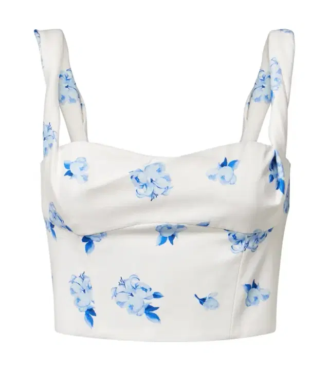Lexi floral cotton crop top