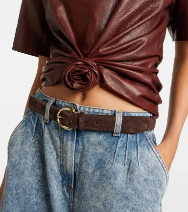 Magda Butrym Cropped leather top | Thumbnail 3 Magda Butrym Cropped leather top | Thumbnail 3