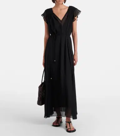 Eres Concert silk maxi dress | Thumbnail 3 Eres Concert silk maxi dress | Thumbnail 3