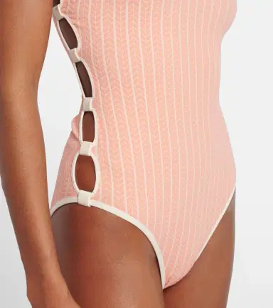 Eres Golden chevron swimsuit | Thumbnail 2 Eres Golden chevron swimsuit | Thumbnail 2