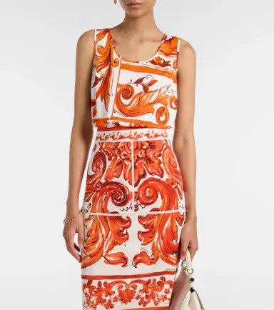 Dolce & Gabbana Majolica tank top | Thumbnail 5