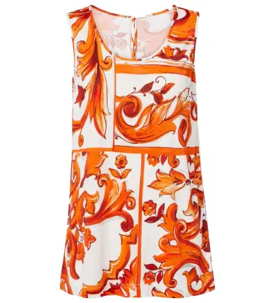 Dolce & Gabbana Majolica tank top | Thumbnail 1