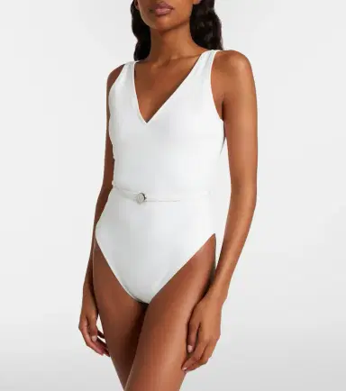 Tory Burch Double T belted swimsuit | Thumbnail 4