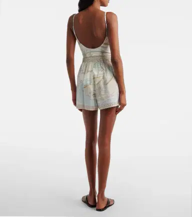 Tory Burch Printed cotton shorts | Thumbnail 2