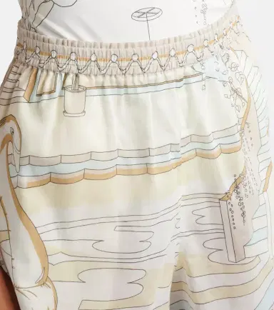 Tory Burch Printed cotton shorts | Thumbnail 3
