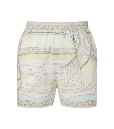Tory Burch Printed cotton shorts | Thumbnail 1