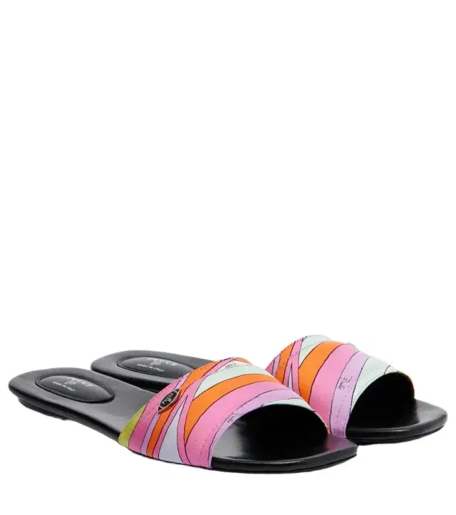 Pucci Yummy Iride twill slides