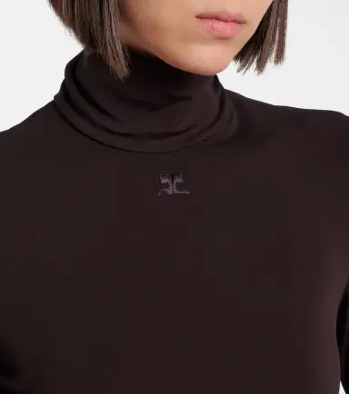 Courreges Courrèges Jersey turtleneck sweater | Thumbnail 3