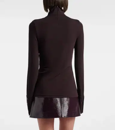 Courreges Courrèges Jersey turtleneck sweater | Thumbnail 4