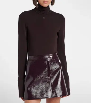 Courreges Courrèges Jersey turtleneck sweater | Thumbnail 5
