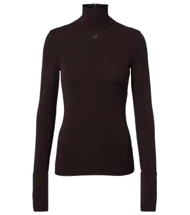 Courreges Courrèges Jersey turtleneck sweater | Thumbnail 1
