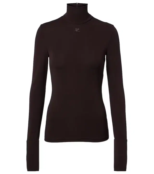 Courreges Courrèges Jersey turtleneck sweater
