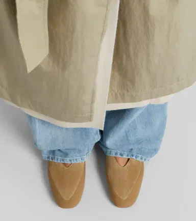 Le Monde Béryl Le Monde Béryl Apres Ski shearling-lined suede ballet flats | Thumbnail 6